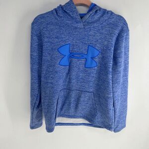 Under Armour Coldgear Women's Blue Loose Fit Hoodie With Front Pocket Size XS